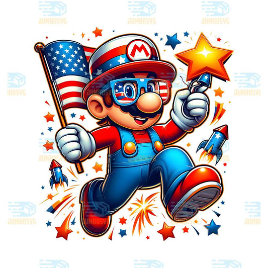 Mario-America-4th-Of-July-Png-1