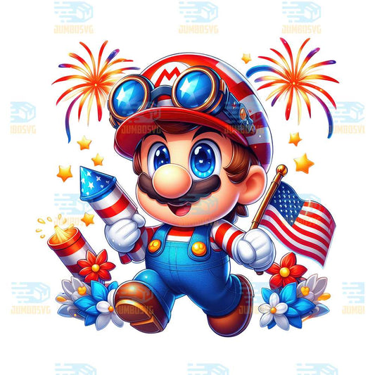 Mario-America-4th-Of-July-Png-2