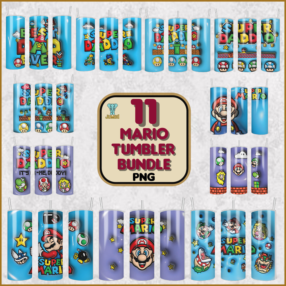 Mario3DInflatedSuperCartoonPngBundle