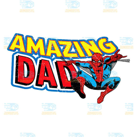Marvel-Spider-Man-Amazing-Dad-Comic-Book-Png