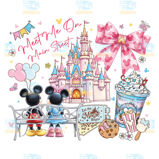 Meet-Me-On-Main-Street-Castle-Magic-Minnie-Bow-Png