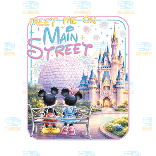 Meet-Me-On-Main-Street-Castle-Romance-Vacation-Png