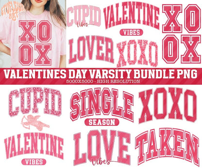 Mega Bundle, Retro Valentine Png Bundle, Groovy Valentine png, Varsity png, Love XOXO Png Valentine Teacher Png Valentine sublimation bundle