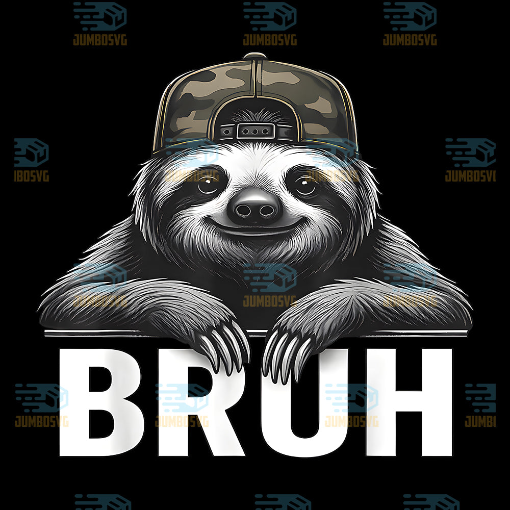 Meme-Sloth-Bruh-Png