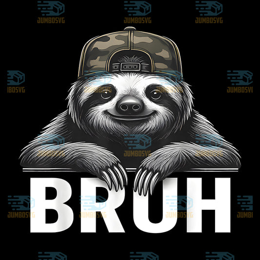 Meme-Sloth-Bruh-Png