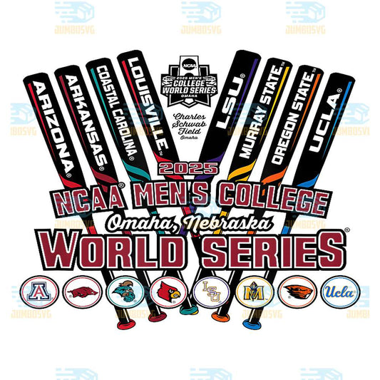 Men-s-College-World-Series-2025-NCAA-Baseball-8-Team-Catch-Png