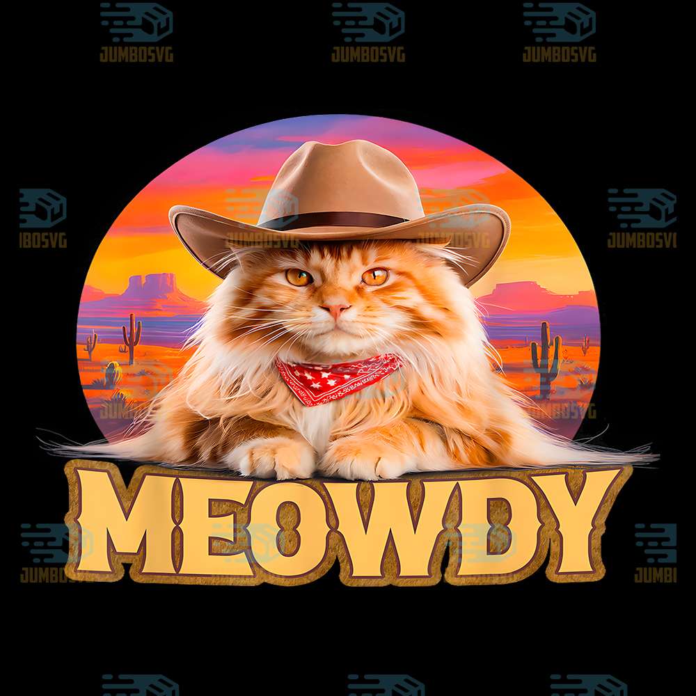 Meowdy-Sunny-Western-Country-Cowboy-Fluffy-Cat-Png