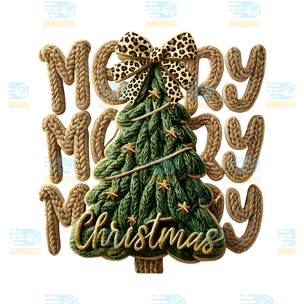 Merry-Christmas-Tree-Crochet-Png