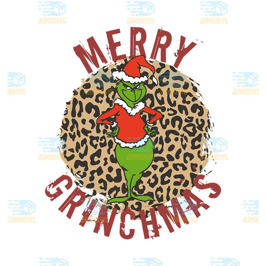 Merry-Grinchmas-Leopard-Png