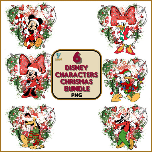 MerryChristmasDisneyCharactersBundlePng_1