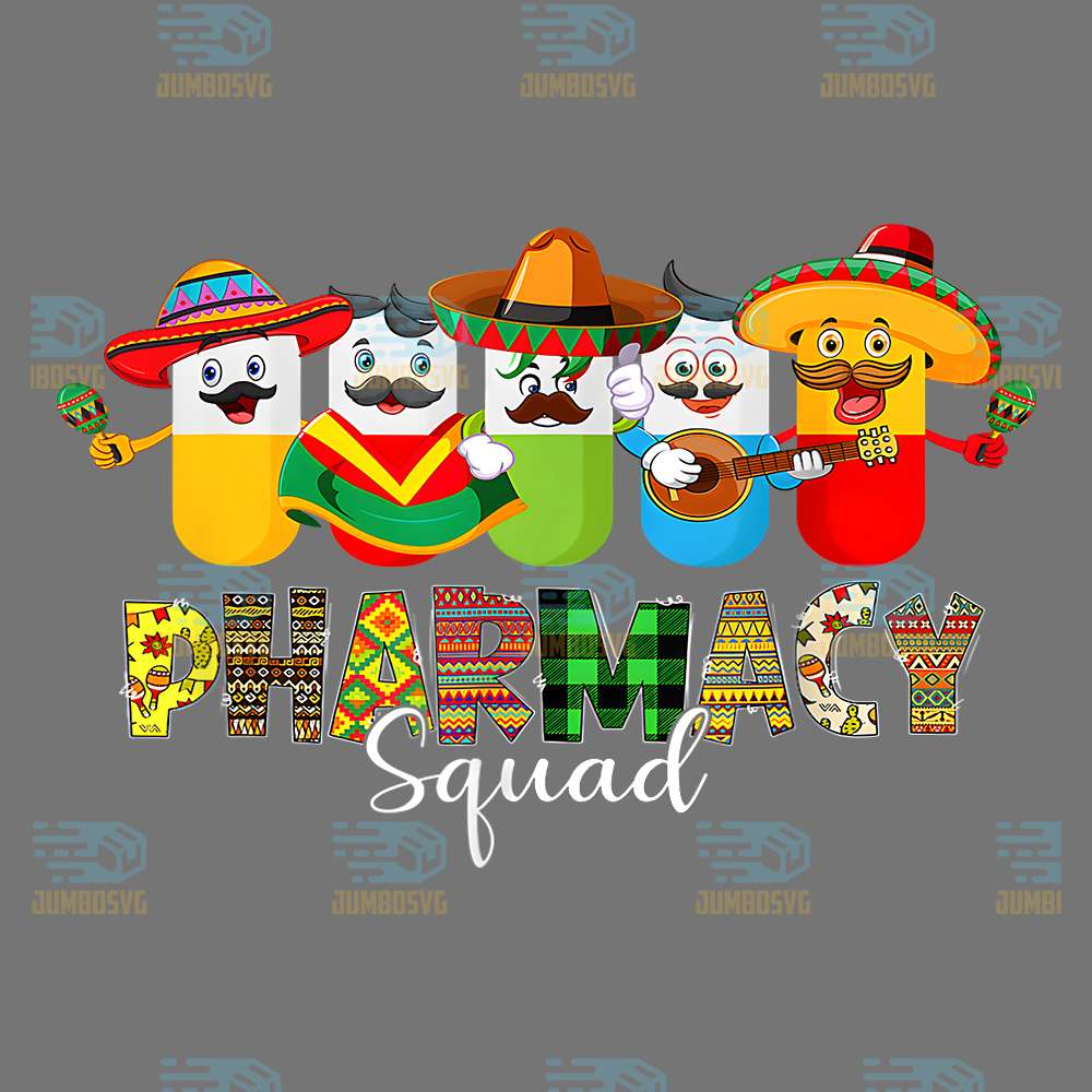 Mexican-Fiesta-Party-Pharmacy-Squad-Png