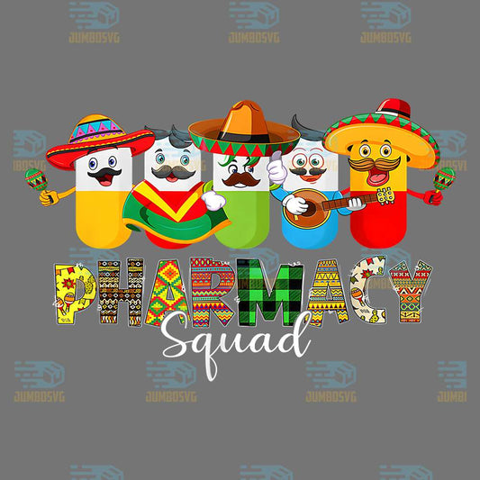 Mexican-Fiesta-Party-Pharmacy-Squad-Png