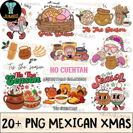 Mexican Christmas Png Bundle - Jumbosvg