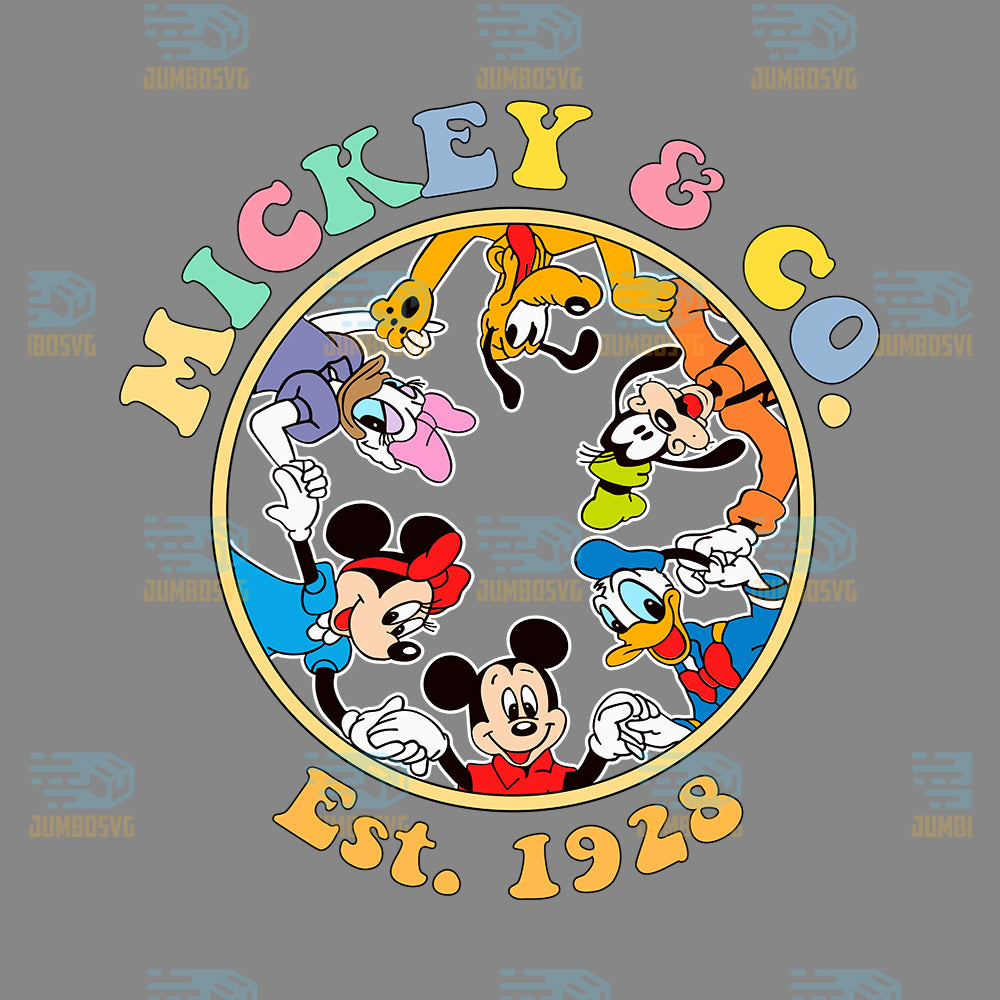 Mickey-And-Co-Est-1928-Png