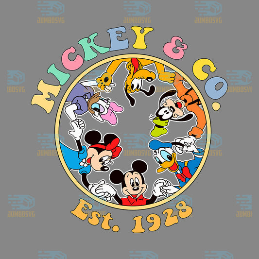 Mickey-And-Co-Est-1928-Png