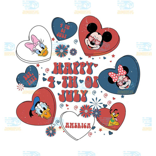 Mickey-And-Friends-4th-Of-July-Png