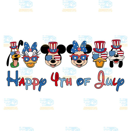 Mickey-And-Friends-4th-Of-July-Svg