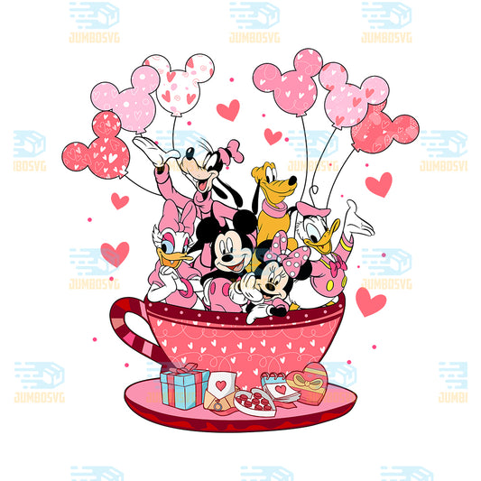Mickey-And-Friends-Coffee-Cup-Valentine-Png