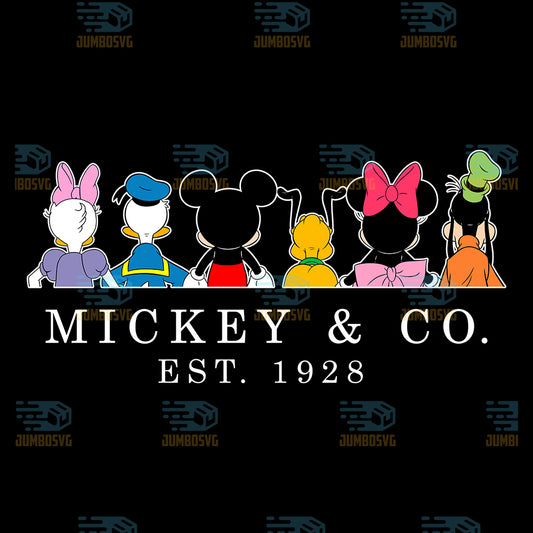 Mickey-And-Friends-Est-1928-Png