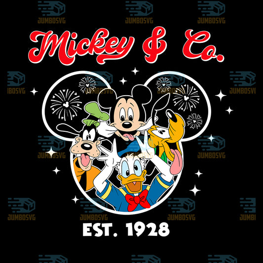 Mickey-And-Friends-Mickey-Co-Est-1928-Png-2