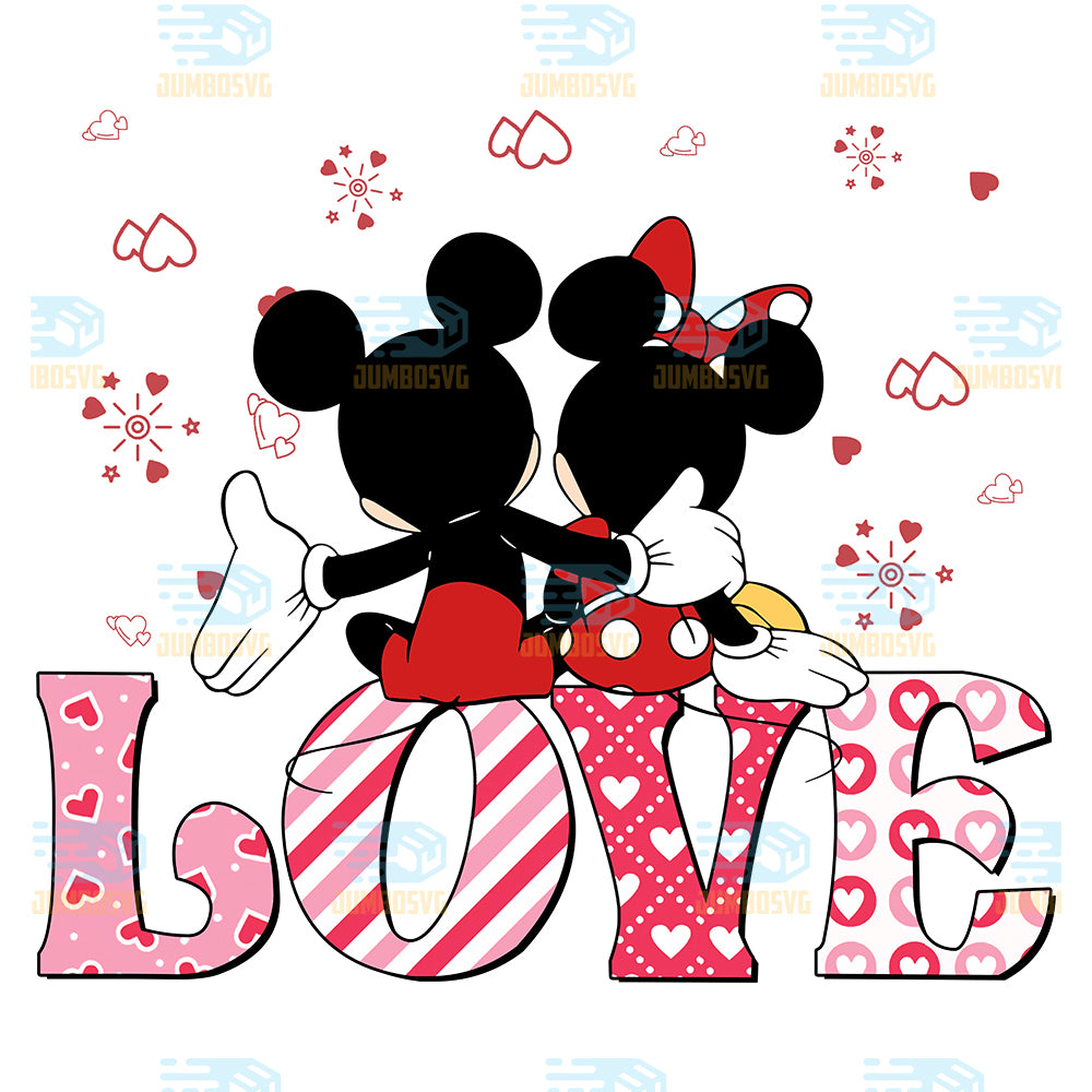 Mickey-And-Minnie-Love-Valentine-Png