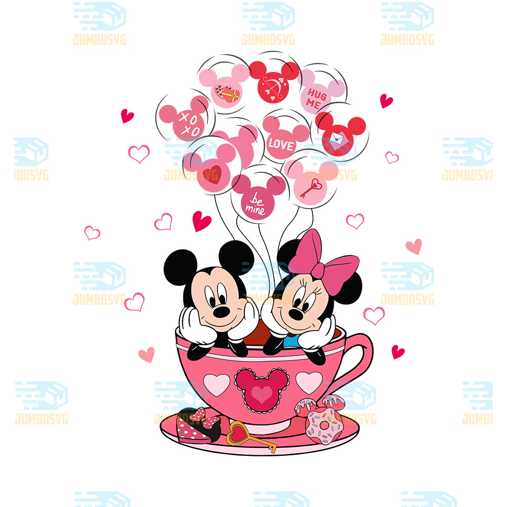 Mickey-And-Minnie-Valentine-Png