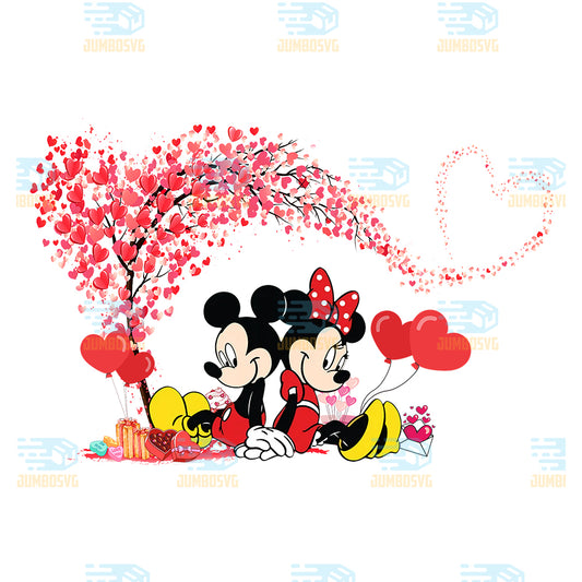 Mickey-And-Minnie-Valentine-s-Day-Sublimation-Png