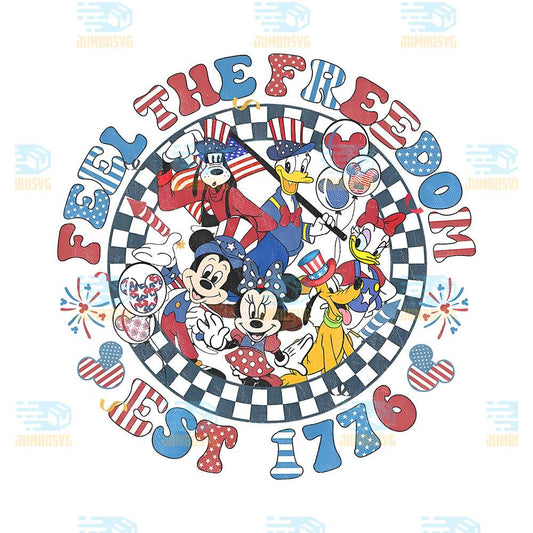 Mickey-Feel-The-Freedom-Est-1776-4th-Of-July-Png