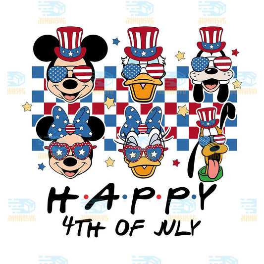 Mickey-Friends-America-Happy-4th-Of-July-Png