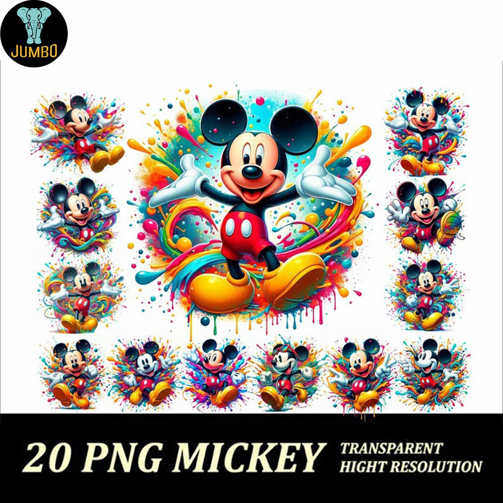 MickeyPngBundlePackHighQualitySublimation