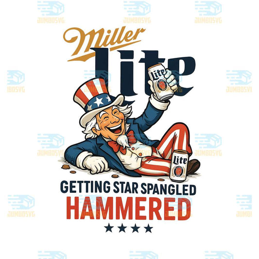 Miller-Lite-Getting-Star-Spangled-Hammered-Png