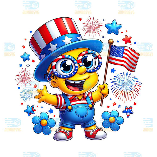 Minions-America-4th-Of-July-Png