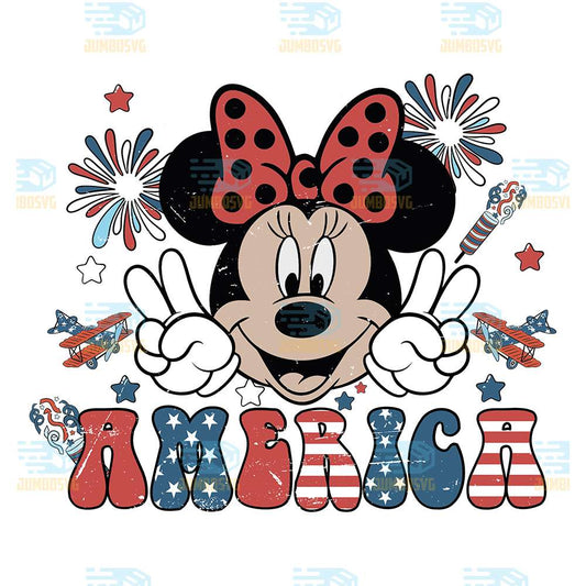 Minnie-America-4th-Of-July-Png