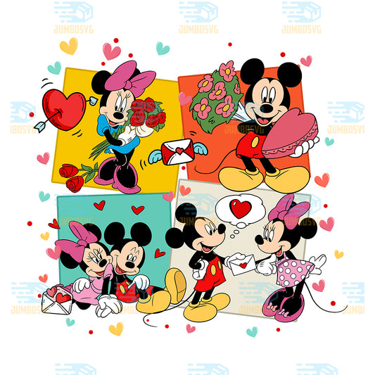 Minnie-And-Mickey-Mouse-Valentine-s-Day-Png