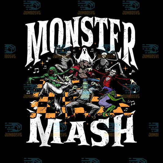 Monster-Mash-Halloween-Spooky-Season-Trick-Or-Treat-Png