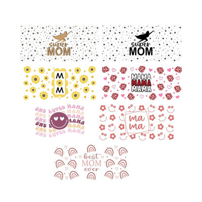 Mother's Day Bundle - 16oz Glass Can svg, Libbey Glass Can Wrap, svg Files for Cricut & Silhouette Cameo, Glassware svg