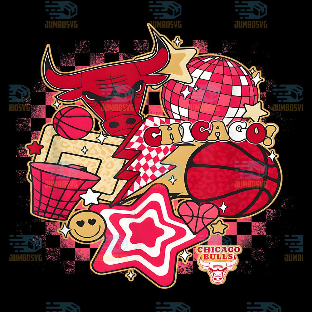 NBA-Chicago-Bulls-Psychedelic-Basketball-Png