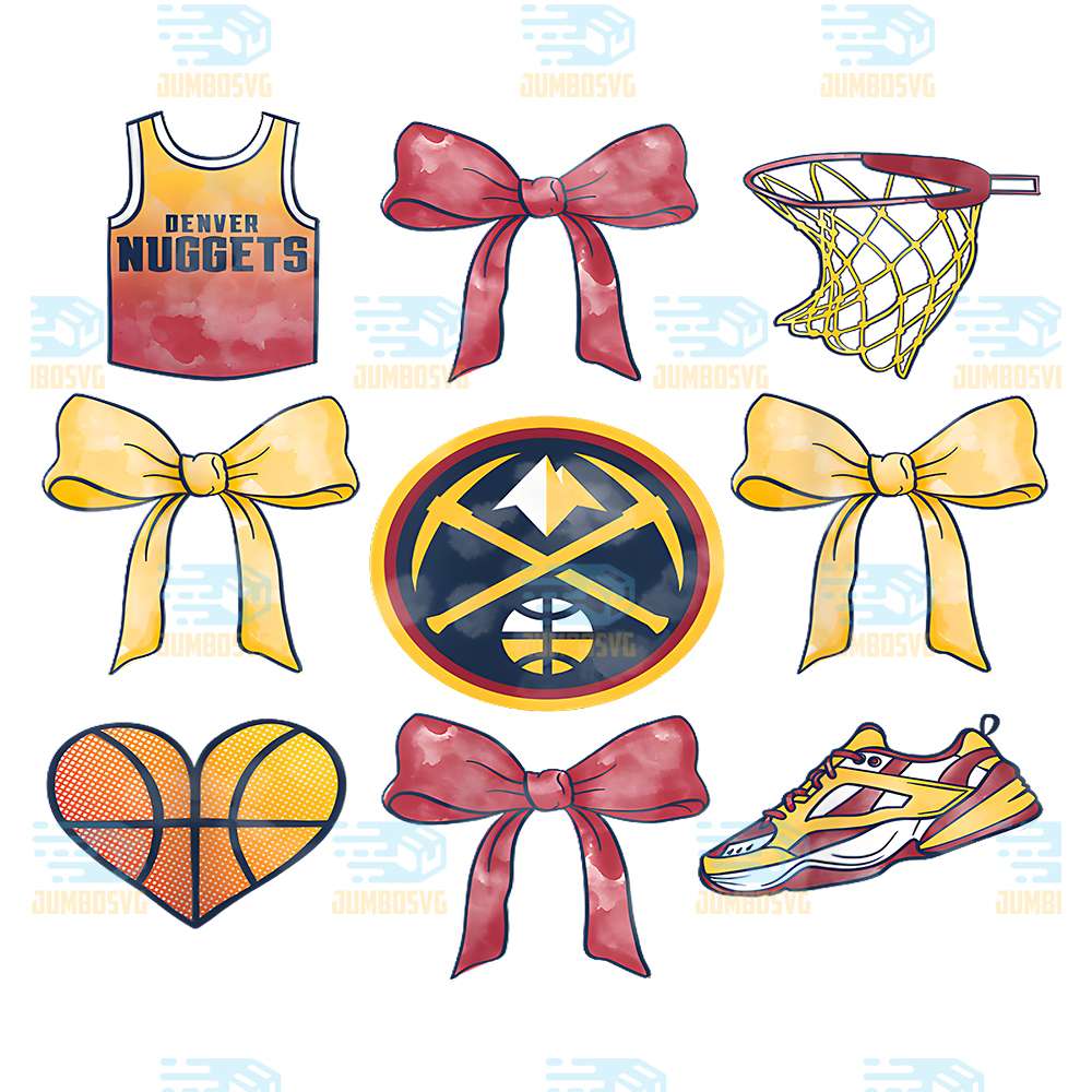 NBA-Denver-Nuggets-Bow-Grid-Png