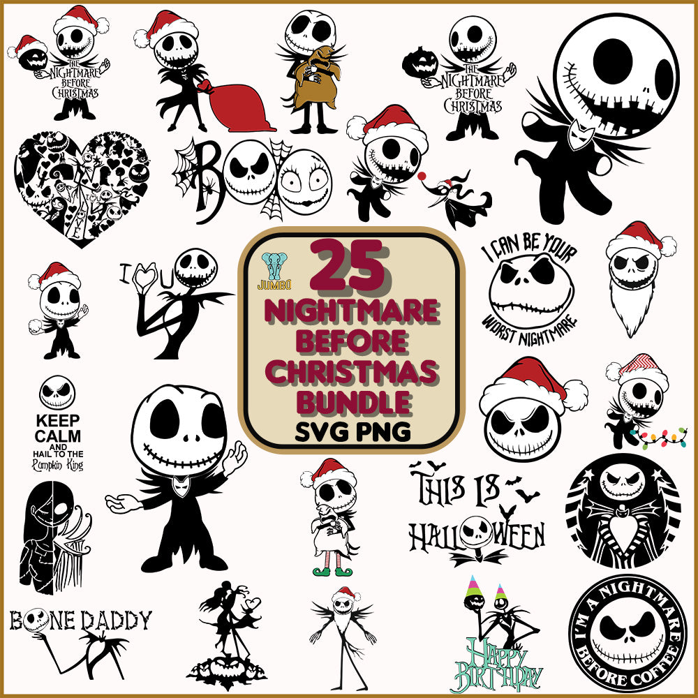 NightmareBeforeChristmasSvgBundle