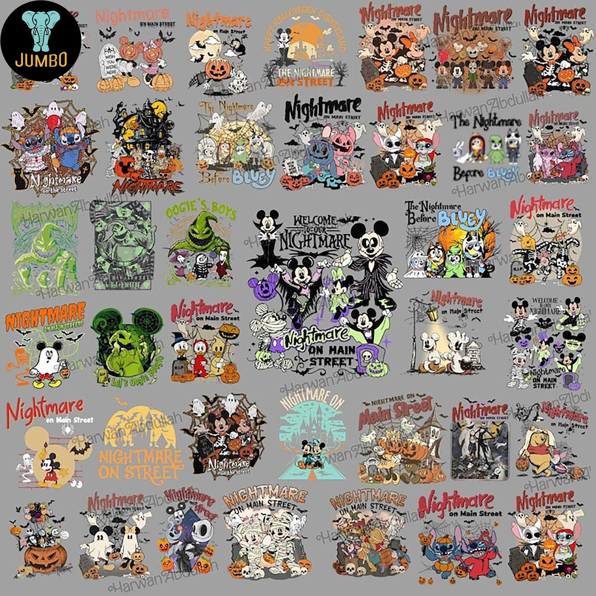 NightmateHalloweenDisneyPngBundle_1