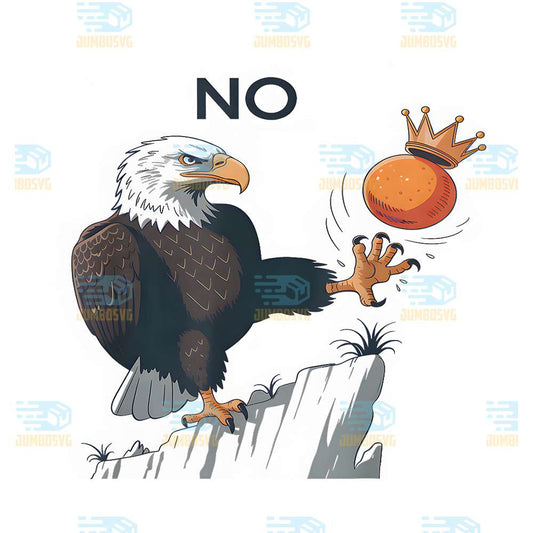 No-Kings-In-America-Eagle-Png