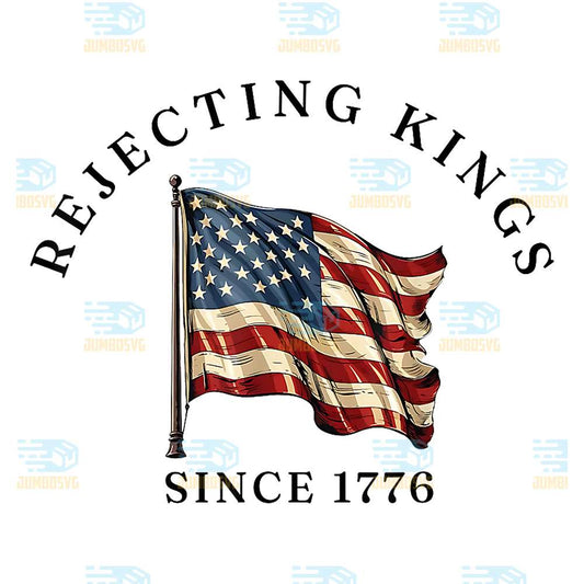 No-Kings-In-America-We-The-People-Resist-USA-Flag-4th-July-Png