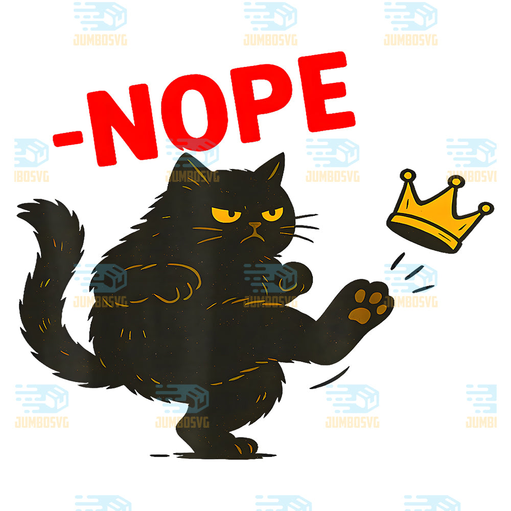 No-Kings-in-America-Black-Cat-Png-1