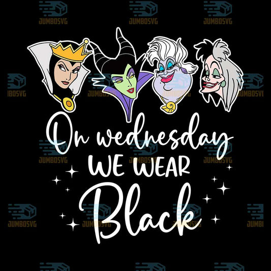  On-Wednesday-We-Wear-Black-Png
