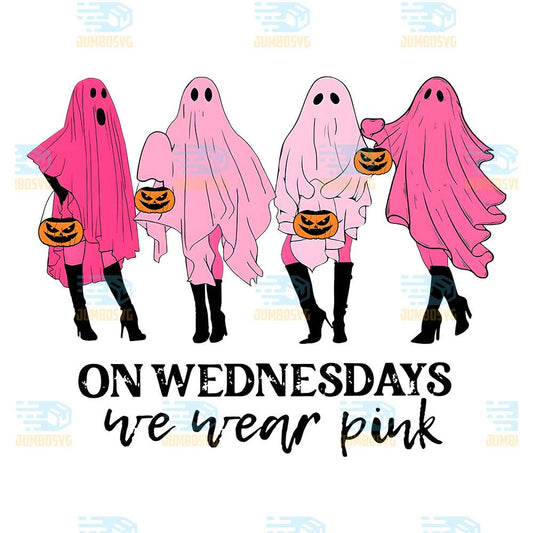On-Wednesday-We-Wear-Pink-Ghost-Png