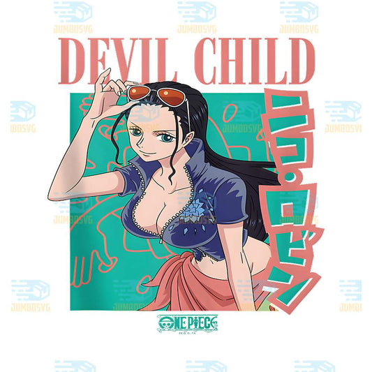 One-Piece-Anime-Retro-90-s-Devil-Child-Robin-Png