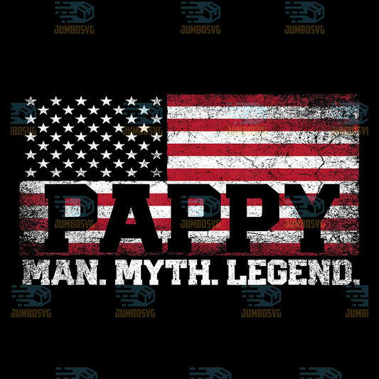 Pappy-The-Man-The-Myth-The-Legend-Png