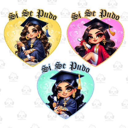 Para Mi Familia Chicano Png Bundle, Graduation Chibi Style Png, Educated Latina Girls Png, Cholo La Graduada Png, Chibi Cute Girls Png