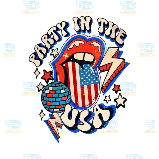 Party-In-The-Usa-4th-Of-July-Svg