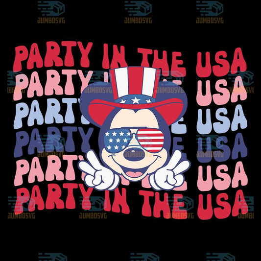 Party-In-The-Usa-Mickey-4th-Of-July-Svg